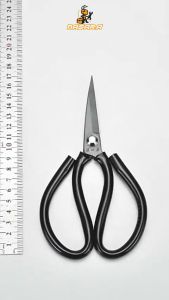 Nasara 8 / 9 Inch Heavy Duty Steel Sharp Scissors Black Handle Multipurpose Industrial Leather Sewing K1-09 / Gunting / 工业 缝纫剪