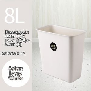 Maryya | Long Narrow Open-Top Classification Trash Can For Home