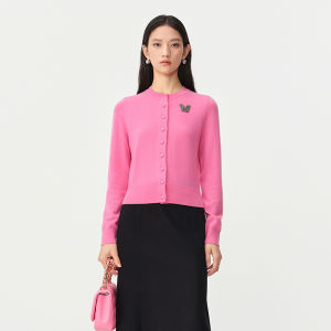 Koradior | Layered Wear Spring 2026 Basic Elegance Design Knitted Cardigan
