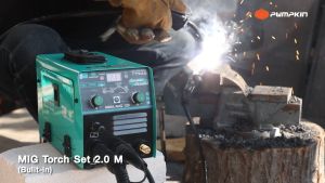 🔥พร้อมส่งด่วน🔥 ตู้เชื่อมมิก 2 ระบบ Pumpkin MIG/MMA 120A Plus 17926 ( สีเขียว ) ระบบ INVERTER เครื่องเชื่อมmig ตู้เชื่อม mig เครื่องเชื่อม