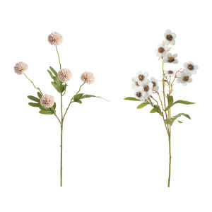 2Pcs Silk Daisy Flower Home Decor Table Center Decor Eucalyptus Bulk Artificial Flower Mother Flowers Bridal Wedding Decoration
