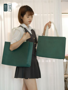 Durable Non-Woven Fabric Handheld Bag for Clothing Stores Waterproof Large Capacity Eco-Friendly Shopping Bag Foldable Business