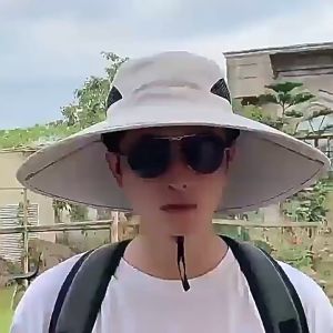 Caps For Men Fisherman Hat 15cm Large Brim Sunscreen Hat For Men Hat for Sun Protection UV Protection Fishing Mountaineer Summer Hat for Men Hiking Climbing Fishing Mountaining