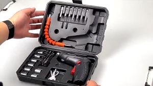 Máy Khoan Điện Không Dây Tuốc Nơ Vít Điện Không Dây 1800MAH Máy Khoan Điện Cầm Tay Xoay 90 °