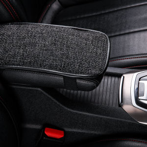 Universal Car Center Console Lid Pad Linen Material Female Style Automobile Interior Decoration Handrest Cover Carriage