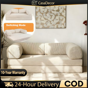 CASA Furniture Folding sofa bed integrated dual-purpose full sponge roll pack compressed fabric sofa with handrail 0.9/1.35/1.5/1.8M Applicable to living room three-person