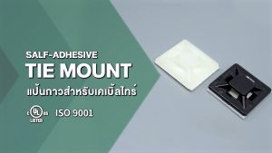 BANDEX แป้นกาวรัดสายเคเบิ้ลไทร์ 100 ชิ้น / 1แพ็ค ตีนตูก แป้นยอดฮิตส์ แป้นจัดเก็บ สีขาว สีดำ