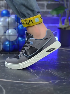 CINDERR 2026 Street fashion brand mens sneakers vintage old high-top skateboard shoes non-slip thick-soled casual shoes COD