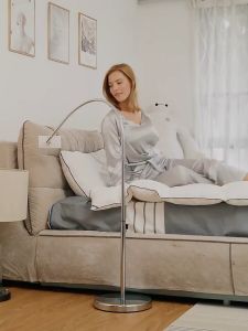 แท็บเล็ตขาตั้ง360 การหมุน Lazy ยาวที่หนีบแขนผู้ถือโทรศัพท์ปรับที่ถือ iPad โทรศัพท์มือถือสวิทช์ 4-13.5นิ้ว ขาตั้งแบบตั้งพื้น ขาตั้งโทรศัพท์มือถือสามารถปรับได้ตามความต้องการในมุมต่างๆ