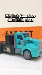 Đồ chơi ô tô điều khiển từ xa Container Xe tải 2 tầng QH
