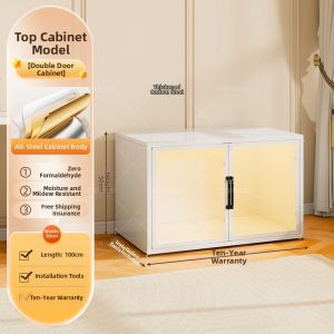 DIBIOU | Rent House Suitable Bedroom Assembly Cabinet Steel Storage Wardrobe