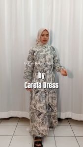 Gamis Pakaian Wanita Katun Rayon Carela Dress Series