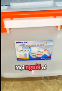 Thùng nhựa duy tân 55 Lít ( 61 x 43 x 32cm ) Có Bánh Xe THÙNG NHỰA VUÔNG BÁNH XE ĐẨY ĐỰNG GIẤY TỜ ĐỒ CHƠI QUẦN ÁO DUY TÂN