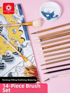 SHUILIUXING | Ceramic Drawing Pen Glaze Application Dusting Moisturizing