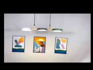 Nordic Solid Wood Light Living Room LED Chandelier Indoor Ceiling Lamp Kitchen Lighting Fixtures