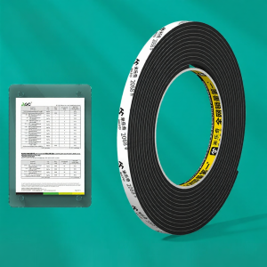 Mileqi | Waterproof Black Adhesive Sealing Strip Foam Cushion