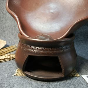 PIRING BUAH PIRING SAJI PRASMANAN TANAH LIAT 38CM ESTETIK ART INDONESIA TRADISIONAL Kitchenware