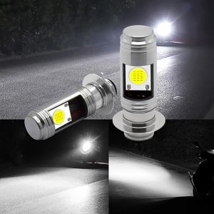หลอดไฟหน้า led มอเตอร์ไซค์ หลอดไฟหน้ามอไซ LED ไฟหน้ารถ กรยานยนต์ มอเตอร์ไซค์ ไฟหน้า LED 3ขา หลอดไฟหน้าเวฟ สว่างมากๆ ช่วยมองเห็นทัศน์วิสัยได้ไกลขึ้น ชัดเจนขึ้น ใช้ได้ทุกรุ่น( 2 สี) สว่างเพิ่ม 100% ไฟหน้ามอไซค์ ใช้ได้ทุกรุ่น