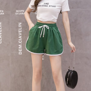 Nữ Phong Cách Thể Thao Cotton Vải Bông Quần Short Quần Đùi Thoải Mái Rộng Rãi Chạy Bộ Thể Dục Quần Tây Home Đồ Ngủ Cỡ Lớn Quần Ống Rộng Thoải Mái