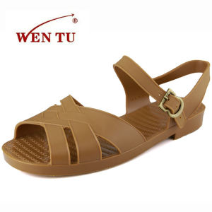 รองเท้าแตะยางย้อนยุคทนทานสำหรับผู้ชาย รองเท้าแตะยางนุ่มกันลื่นในฤดูร้อน รองเท้าทำงานแบบคลาสสิก รองเท้าแตะแบบสวมสบายสำหรับใส่ไปทำงาน