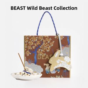 THEBEAST | Ceramic Decorative Gift Box Incense Holder for Birthday & Holiday