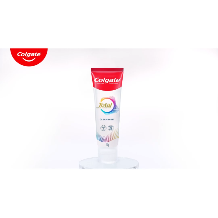 NEW Colgate Total Breath Health Antibacterial Toothpaste, Keeps Breath Fresh, 150g Pack of 4