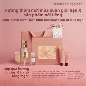 DearIrean | Bộ Quà Tặng Nước Hoa Night Cherry Blossom & Stars - Kem Dưỡng Tay & Sữa Tắm