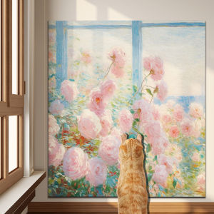 แผ่นรองหยาดนิ้วแมวขนาดใหญ่พิเศษ แผ่นรองนั่งโซฟาป้องกันการหยาดนิ้วแมว ติดผนังแบบตั้งขึ้น ภาพวาดโมเสก แผ่นรองหยาดนิ้วแมว ของเล่นแมว อุปกรณ์เลี้ยงสัตว์