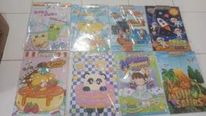 Papan Ujian/ Papan Dada/ Clipboard + Whiteboard Fancy Karakter