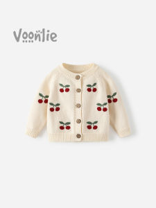 VOONLIE | Áo Cardigan Len cho Bé Gái Mùa Thu và Xuân