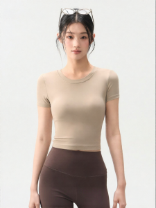 YUANQINVHAI | Racerback Integrated Yoga Top