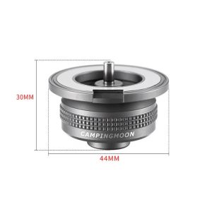 Campingmoon | CAMPINGMOON 3-in-1 Butane Adapter Extension Hose Split Furnace Adapter with Gasagnetic Suction Head Connector for Camping