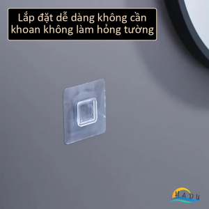 Kệ Đựng Bàn Chải Kem Đánh Răng CCKO Treo Tường Giá Treo Cốc Úp Ngược Chống Bụi Nhựa PET Cao Cấp
