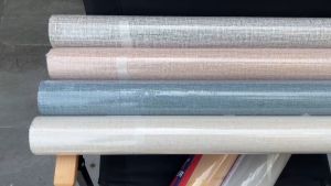 ONTHEWALL วอลเปเปอร์ สติ๊กเกอร์สีครีมอ่อน กว้าง 40/60 cm ยาว 3/5 m