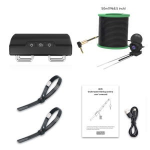 Dodosee WiFi Fishing Camera 15-50m Underwater Camera HD Fish Finder with Transmitter Lake Sea IOS&Android Fishing Accessories