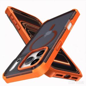 Ốp Điện Thoại iPhone Mờ Nhám Từ Tính Hỗ Trợ Sạc Không Dây Chống Rơi Bảo Vệ 4 Góc Tương Thích Với iPhone Air 17 16 15 14 Plus 13 12 11 Pro Max