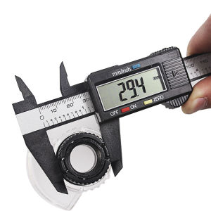 Thước Kẹp Kỹ Thuật Số 150mm Thước Đo Điện Tử Bằng Sợi Carbon Thước Vernier Micromet Dụng Cụ Đo Dùng Cho Chế Tác Gỗ Thước Nhựa