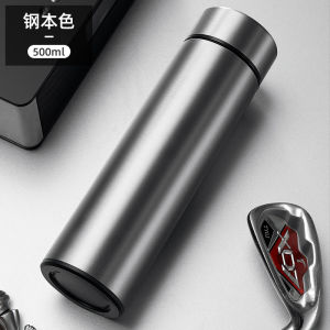 แก้วน้ำสแตนเลส 316 ทรงพกพาสไตล์ญี่ปุ่น แก้วน้ำอุ่นสำหรับผู้ชายและผู้หญิง 500 มล. แก้วน้ำสำหรับธุรกิจ ป้องกันการรั่วไหล