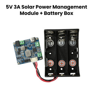 DC 6-24V Solar Power Manager Module 5V 3A Regulated Output Solar Charge Controller supports MPPTPDQCFCPSFCP Type-C Charging