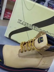 KANGAROO ORIGINAL MEN SAFETY BOOT/ STEEL TOE/ STEEL PLATE /GENUINE LEATHER/ KASUT KERJA KESELAMATAN