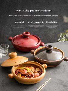 YOGEHOME | Multipurpose Heat-Resistant Large Clay Pot