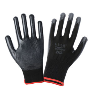 Sarung Tangan Palmfit Proyek Anti Slip Hitam | Sarung Tangan Pekerja Konstruksi | Sarung Tangan Latex | Glove Hand Construction