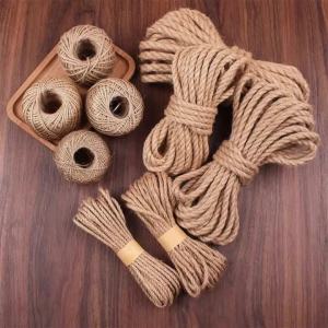 Dây Thừng Gai Tự Nhiên 1mm-10mm Dây Thừng Gai Chất Lượng Cao Dây Macrame Dùng Cho Thủ Công DIY Và Trang Trí Nhà Cửa