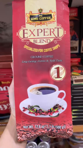 Date 11/27 Cà phê rang xay King Coffee 500g - Expert Blend 1
