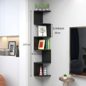 Corner Floating Multi-level Storage Rack