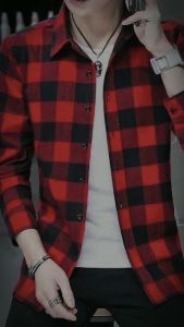 Sơ mi kẻ sọc teen nam dài tay phiên bản hàn quốc tu sinh hoc sinh sơ mi nam đẹp hợp thời trang áo khoác nam hàng hiệu thời trang n50