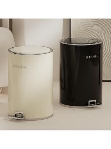 Round Large Capacity Silent Opening Foot Pedal Trash Can