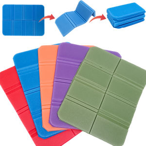 Portable Folding Chair Foldable Mat Cushion Outdoor Fishing Stool Thickened XPE Foam Camping Moisture-Proof Seat Cushion Park Beach Picnic Seat Cushion