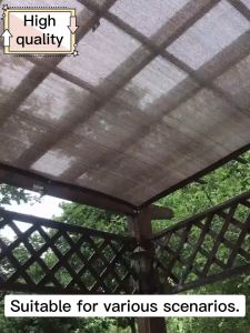 JMS Brown Anti-UV Sunshade Net 90% Shading Rate Outdoor Garden Net Farm Net Greenhouse Net Shade Cloth Net Car Cover