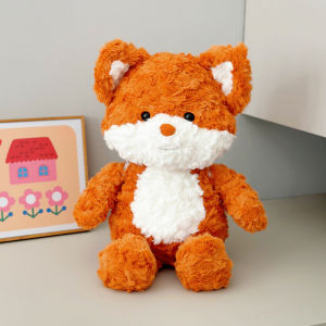 Authentic Running Fox Doll Backpack Bear Warrior Doll Sleeping Pillow for Girls Stuffed Doll